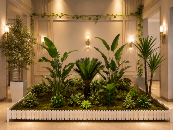 Accueil aménagement tropical artificiel