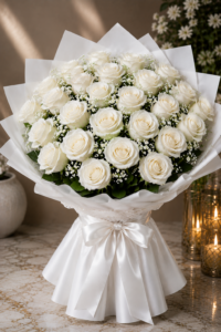 bouquet blanc