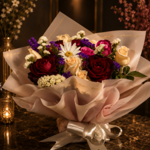 bouquet Élégance romantique
