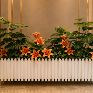 jardinière florale artificielle2