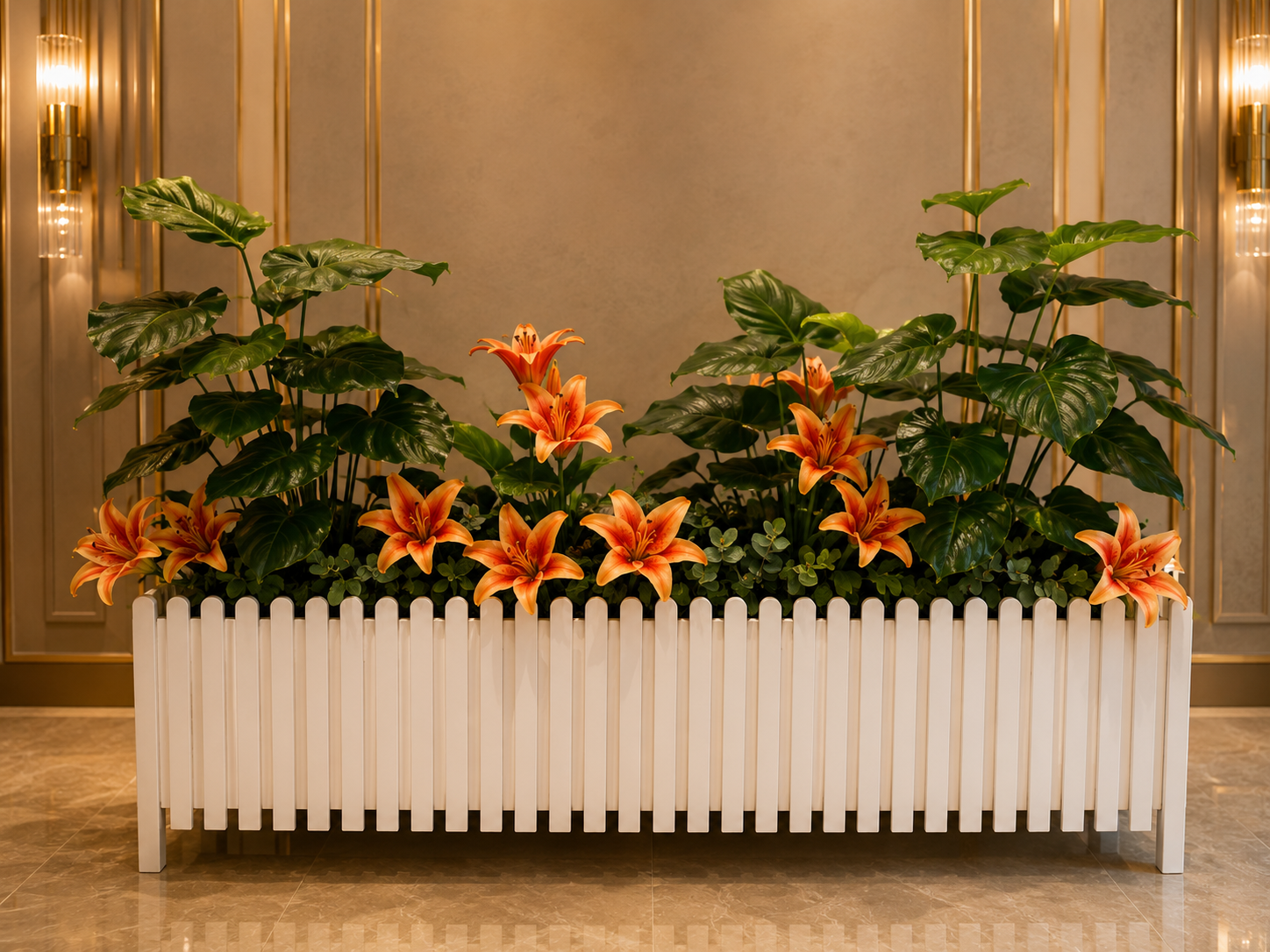jardinière florale artificielle2 jardinière florale artificielle2