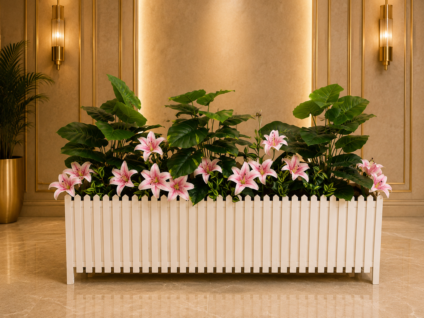 jardinière florale artificielle5 jardinière florale artificielle5