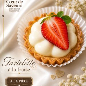 tartelette à la fraise élégante